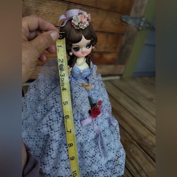 Vintage Big Eyes Pose Doll Made in Korea Southern Belle 60s 70s - Picture 11 of 11